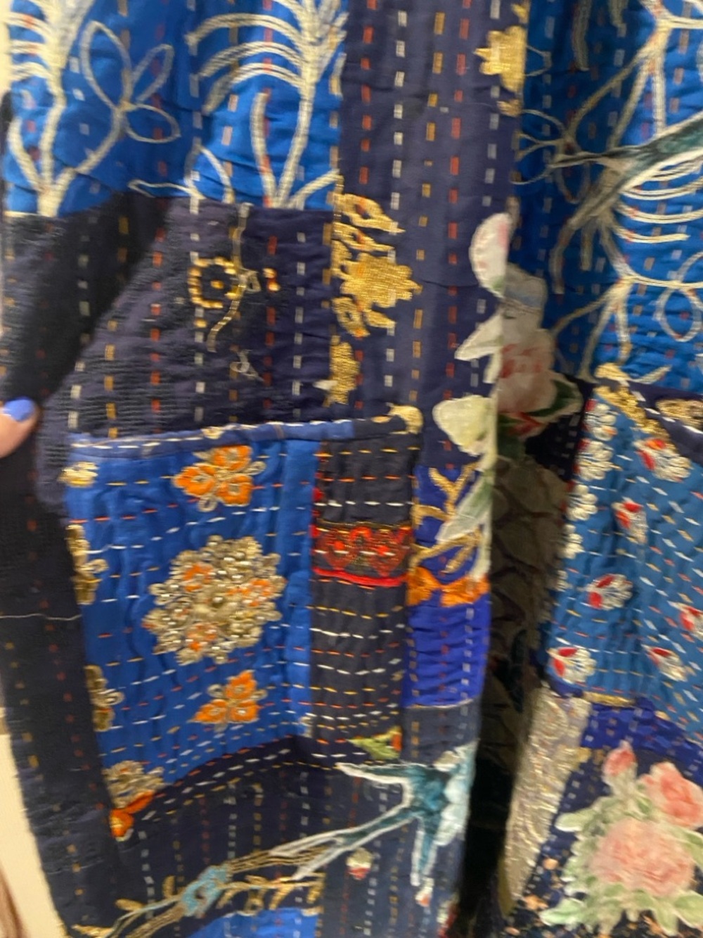 Kantha Karma Patchwork Overalls - Picture 11 of 14